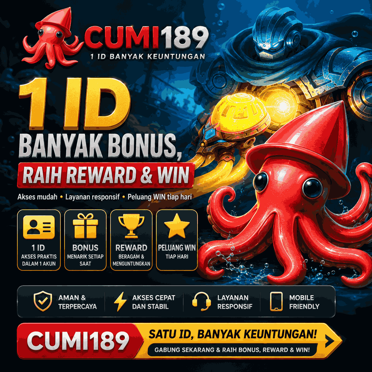 CUMI189 | 1 ID Banyak Bonus, Raih Reward & WIN CUMI189 | 1 ID Banyak Bonus, Raih Reward & WIN